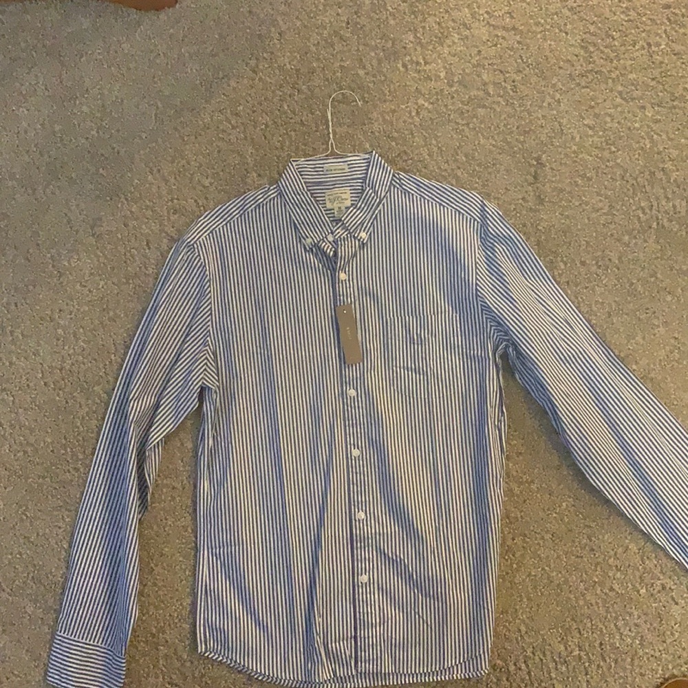 New J crew button down. Medium Slim Untucked.